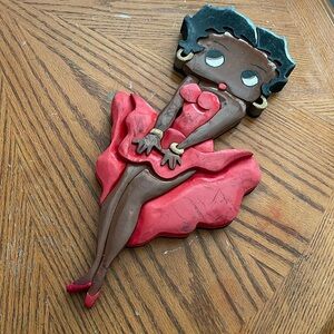 Custom wood Betty Boop